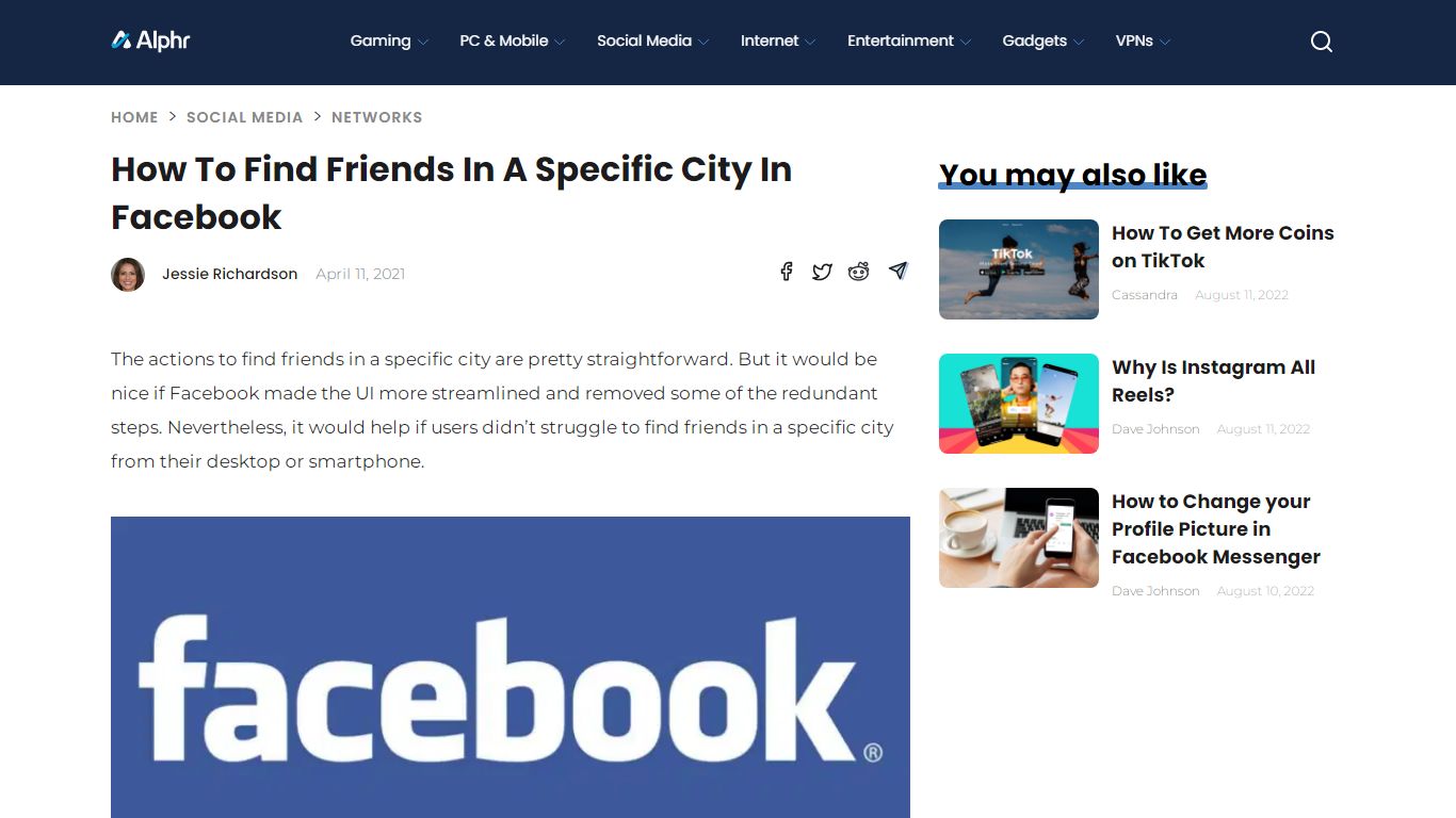 How to Find Friends in a Specific City in Facebook