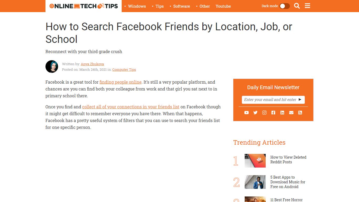 How to Search Facebook Friends by Location, Job, or School