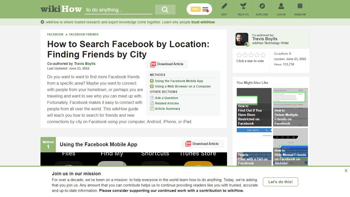 How to Search for Friends by City on Facebook: 6 Steps